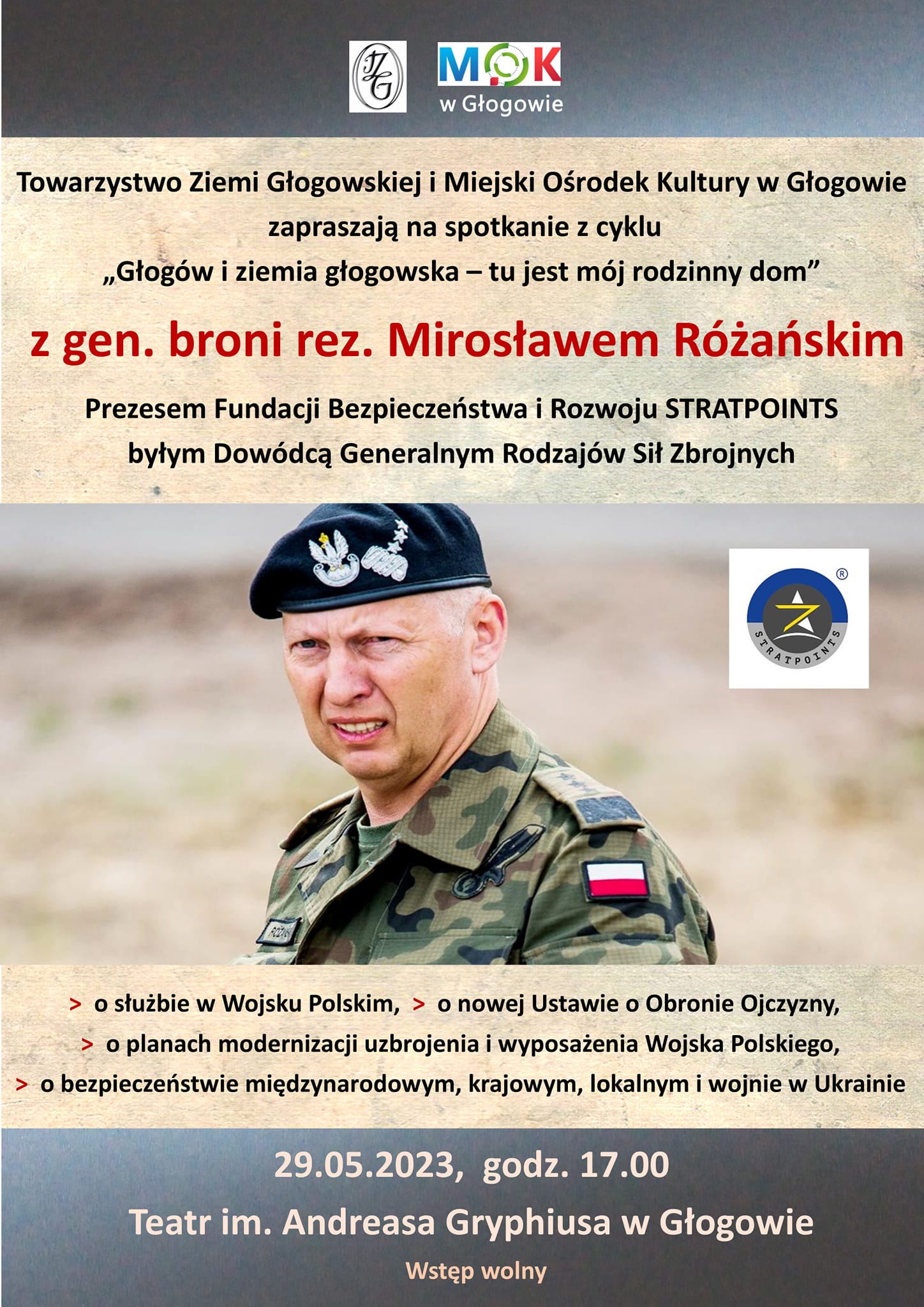 Ilustracja wprowadzenia: Generał w Głogowie