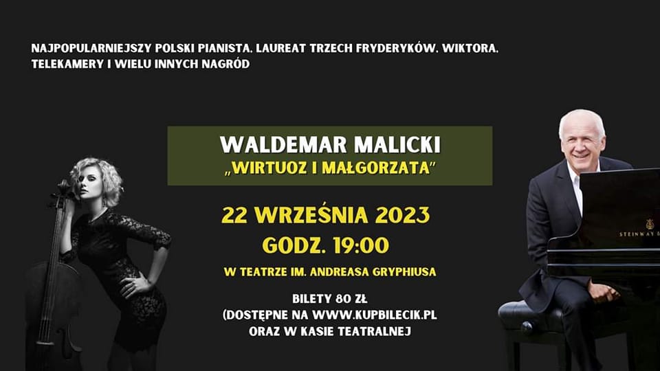 Ilustracja wprowadzenia: Zapraszamy na wyjątkowy koncert Waldemara Malickiego!