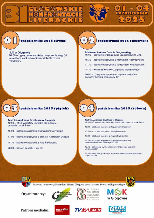 Ilustracja wprowadzenia: XXXI Głogowskie konfrontacje literackie 