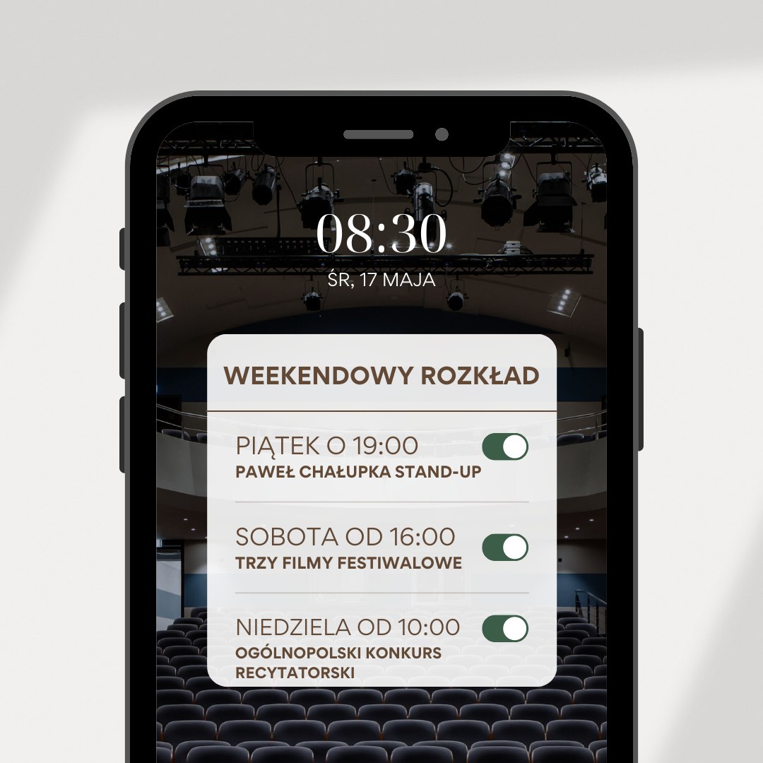 Ilustracja wprowadzenia: WEEKENDOWY ROZKŁAD JAZDY 😃