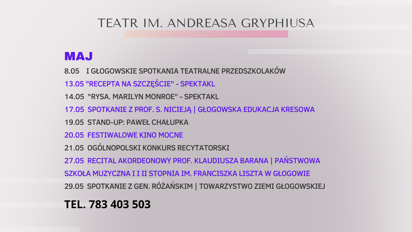 Ilustracja wprowadzenia: Maj w teatrze